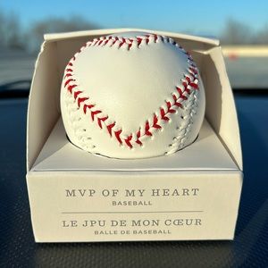 Hallmark MVP OF MY HEART stitched baseball